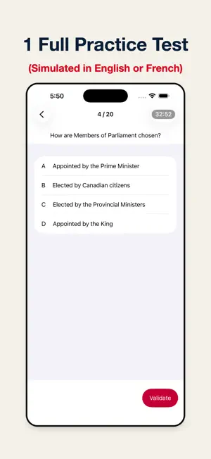 Canada Citizenship Test Quiz screenshot 2