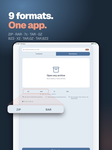ZIP & RAR Extractor Unzip File iPad screenshot