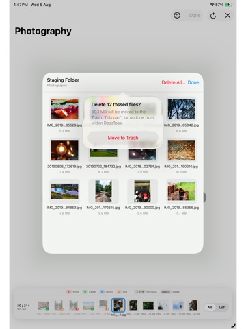DossToss iPad screenshot