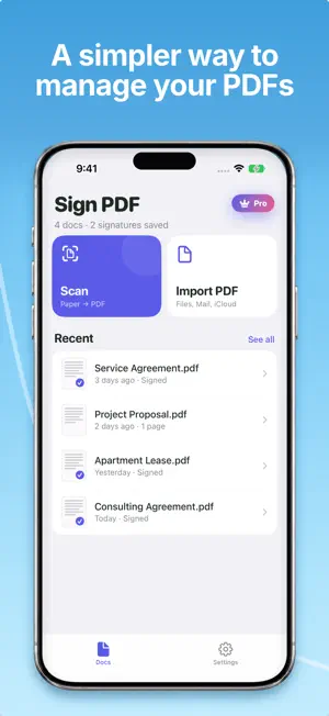 Sign PDF: eSign & Fill Forms screenshot 1