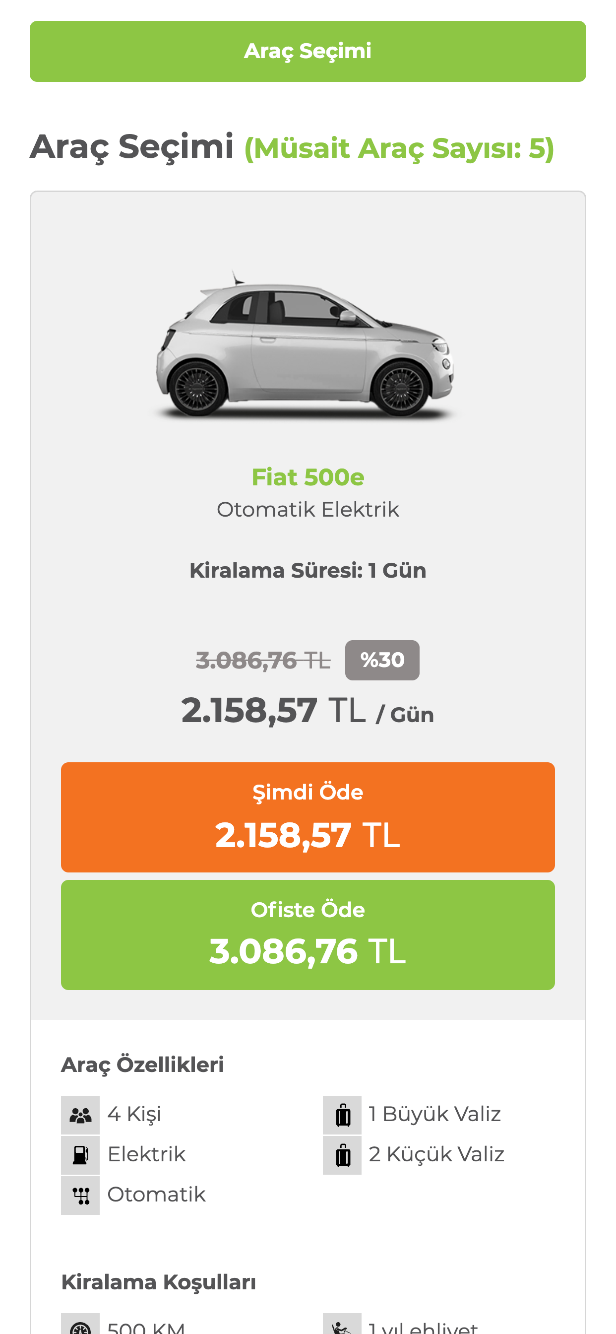 biwattr:Araç Kiralama screenshot 4