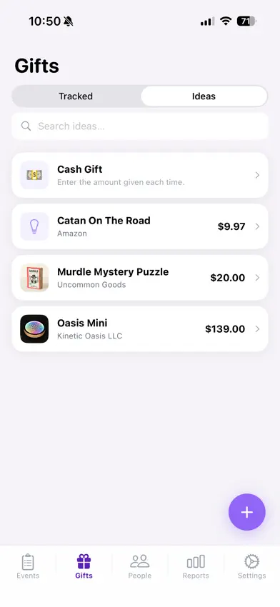 Gift Budgeter screenshot 4