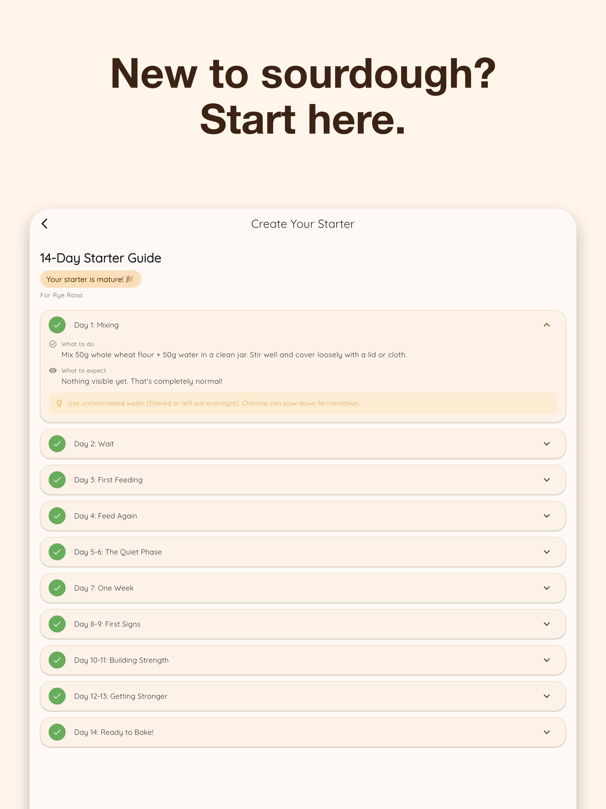 Sourdough Starter Tracker screenshot 10