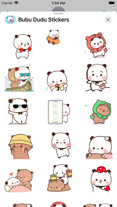 Screenshot 2 of Bubu Dudu Stickers - WASticker App