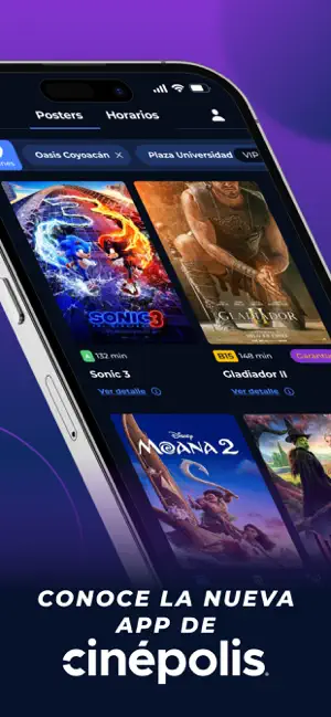Cinépolis GO iPhone screenshot 1
