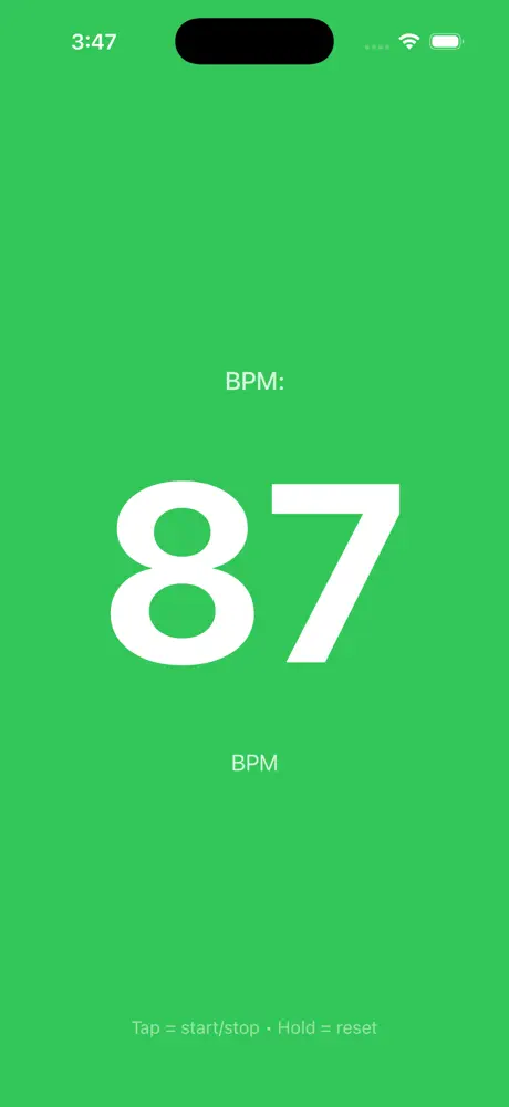 Tap 7 Tempo Finder screenshot 2