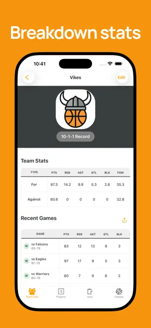 StatLine Basketball screenshot 4