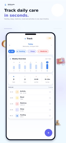 BeParents · Family & Memories screenshot