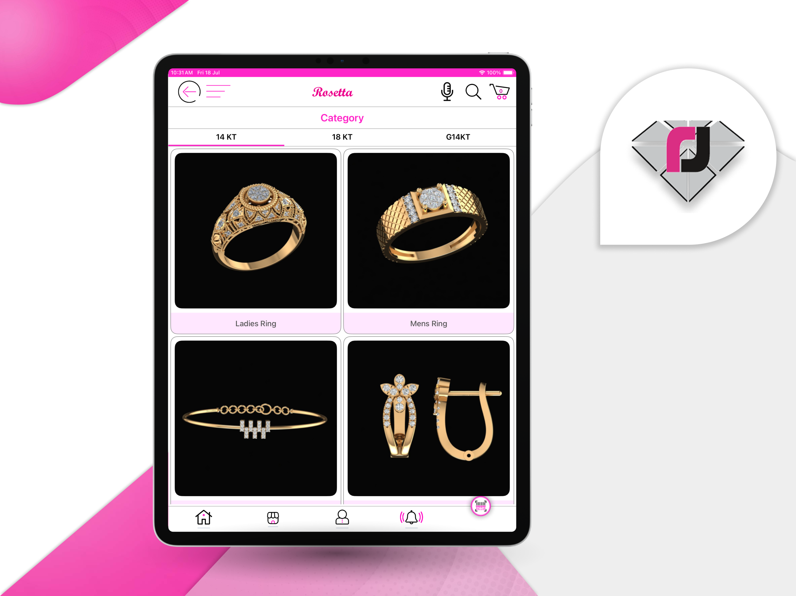 Rosetta Diamond Jewellery