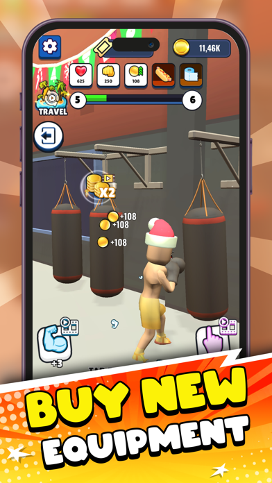 Gym Muscle Up Tap Hero Screenshot