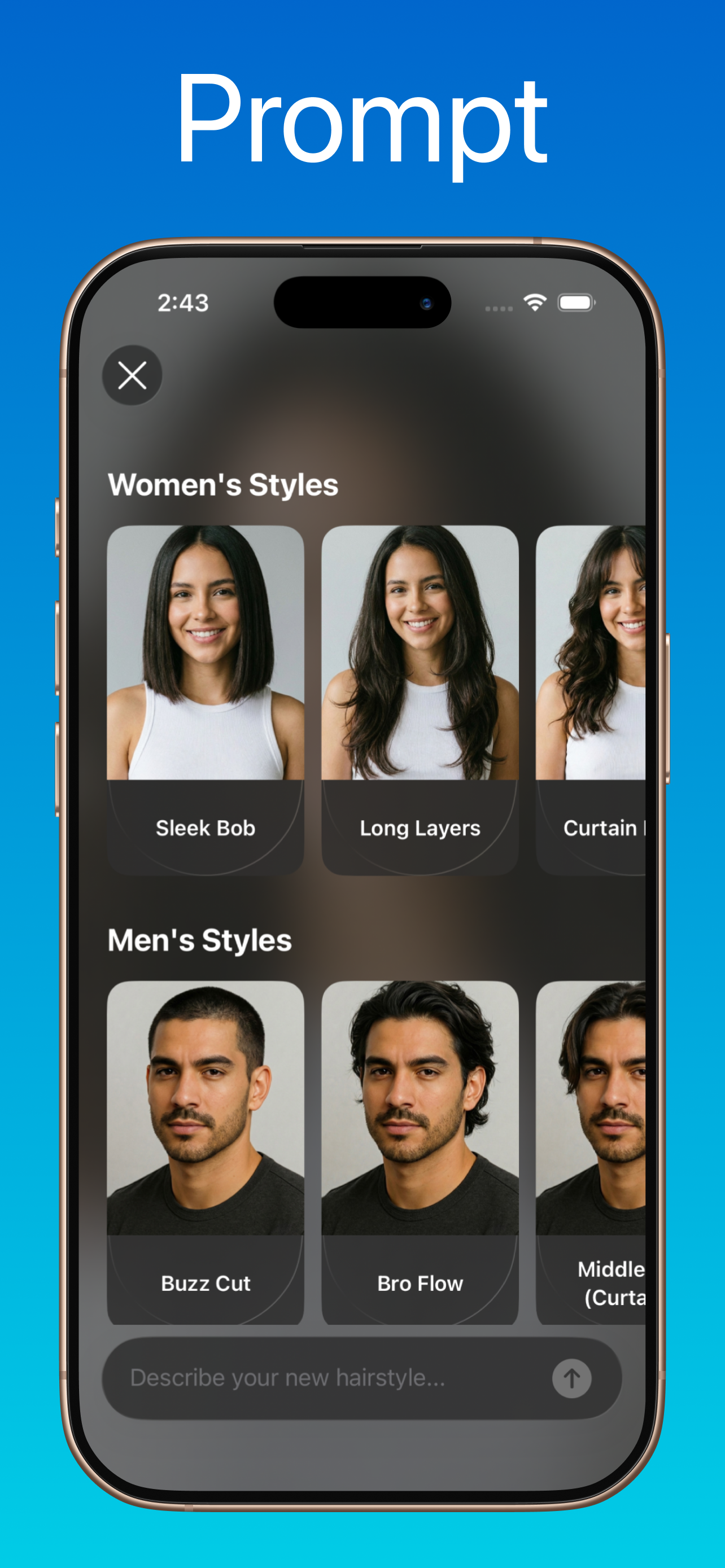 ManeFrame: AI Hairstyle Try On screenshot 2