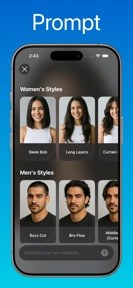 ManeFrame: AI Hairstyle Try On screenshot