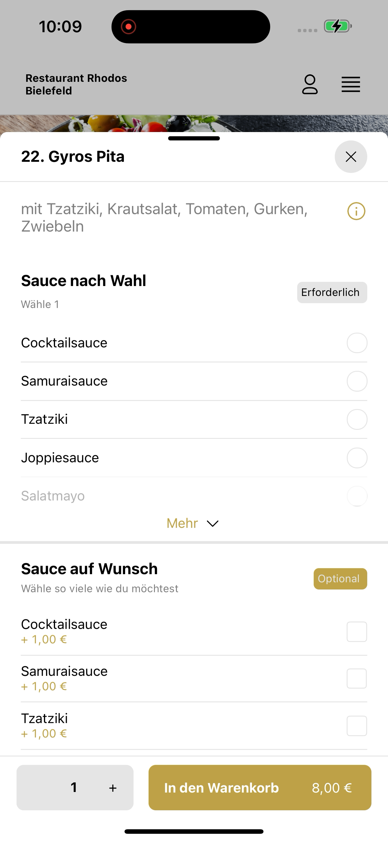 Restaurant Rhodos Bielefeld screenshot 7