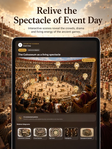 Colosseum Roman Visitor Guide iPad screenshot