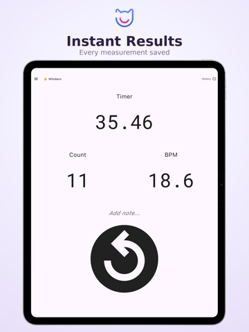 Breaths Per Minute iPad screenshot