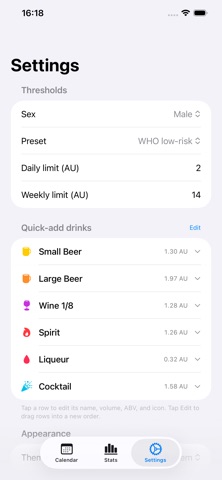 Sober - Drink Tracker screenshot