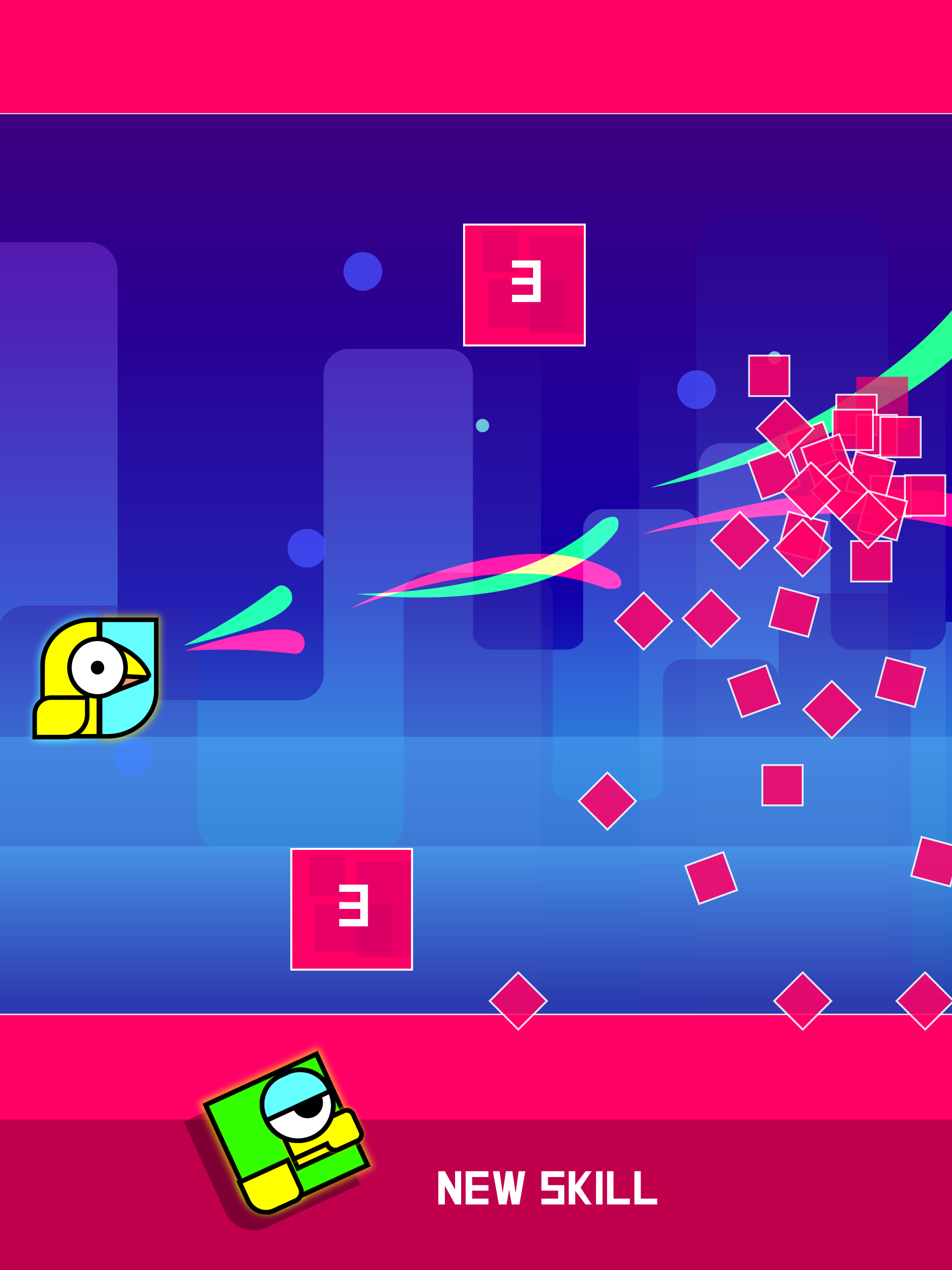 Square Bird Watch - Block Jump screenshot 13