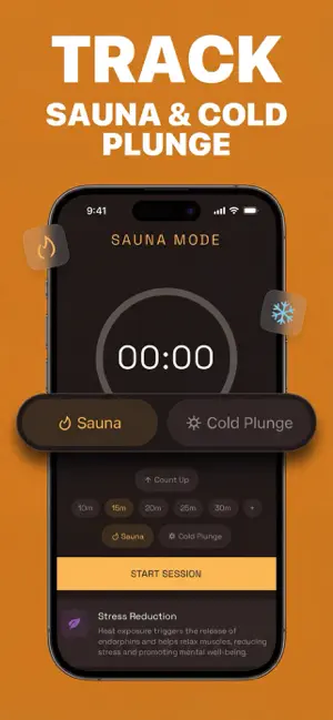 Longy: Sauna & Cold Plunge Log screenshot 1