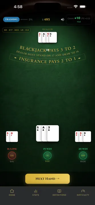 Blackjack Tutor: Card Counting screenshot 5
