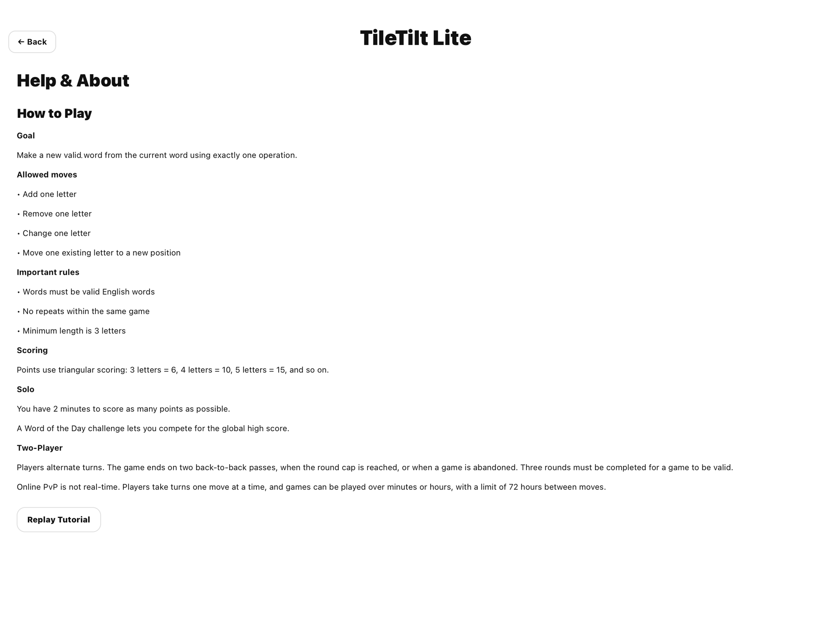 TileTilt Lite