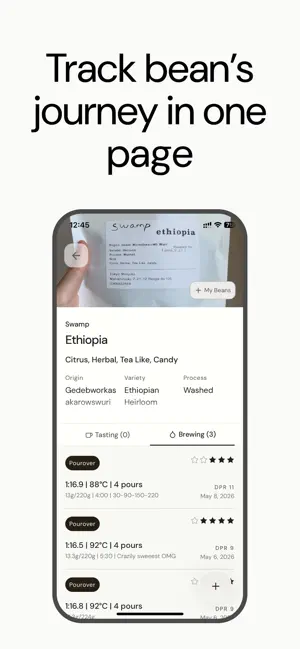 Sipio: Coffee Journal & Brews screenshot 3