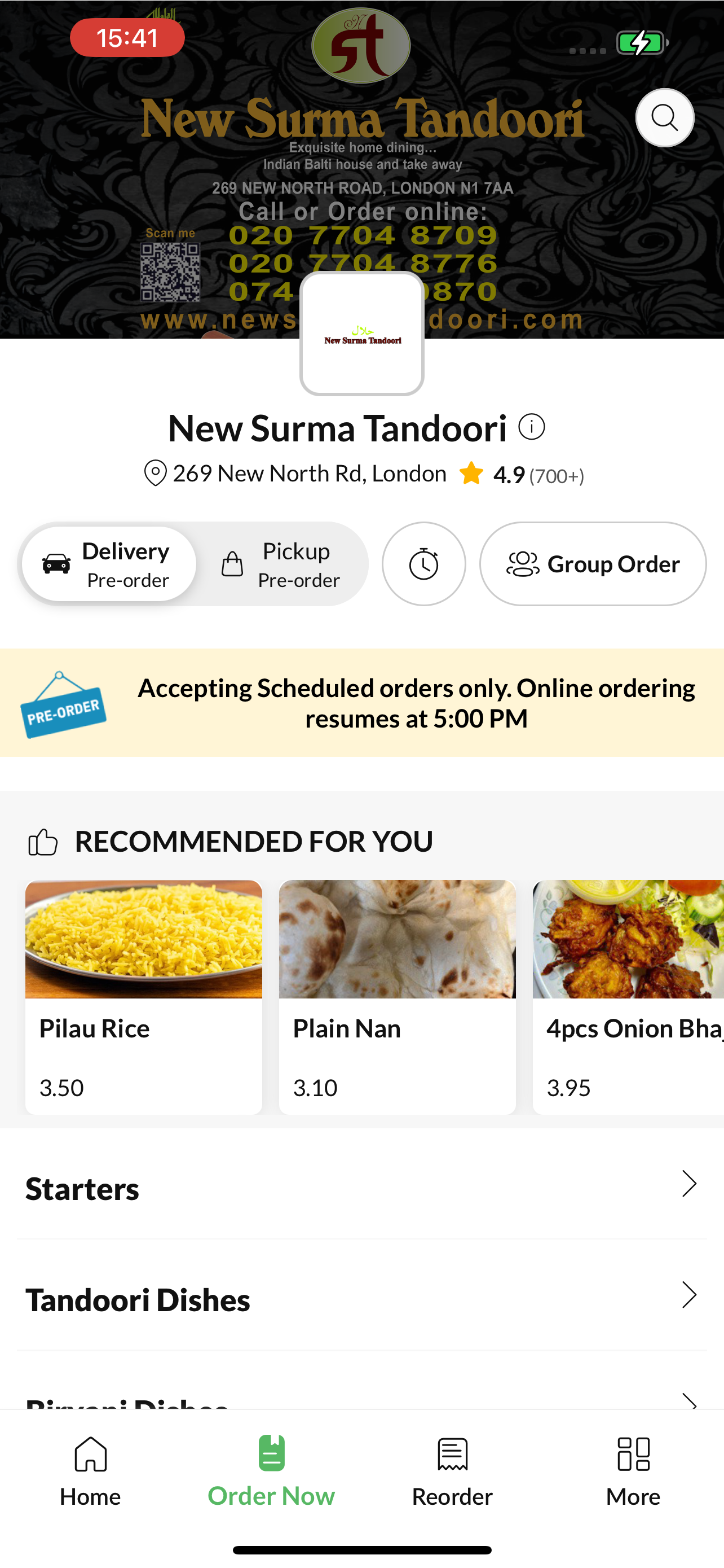 New Surma Tandoori screenshot 2