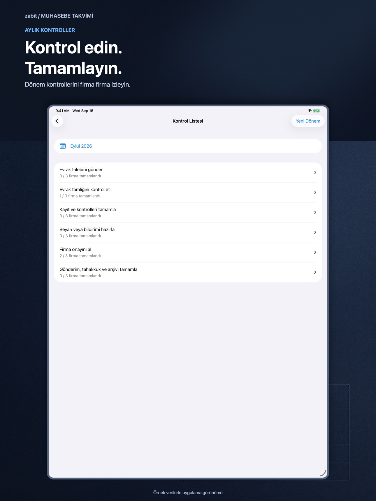 Screenshot 10 of Muhasebe Takvimi by Zabit AI