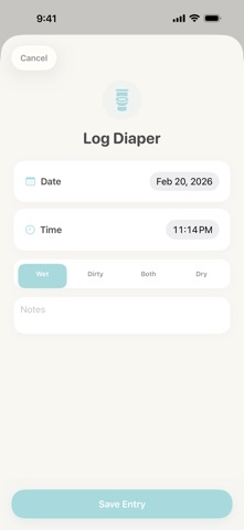 Burp: Private Baby Tracker Screenshot 5 of 10