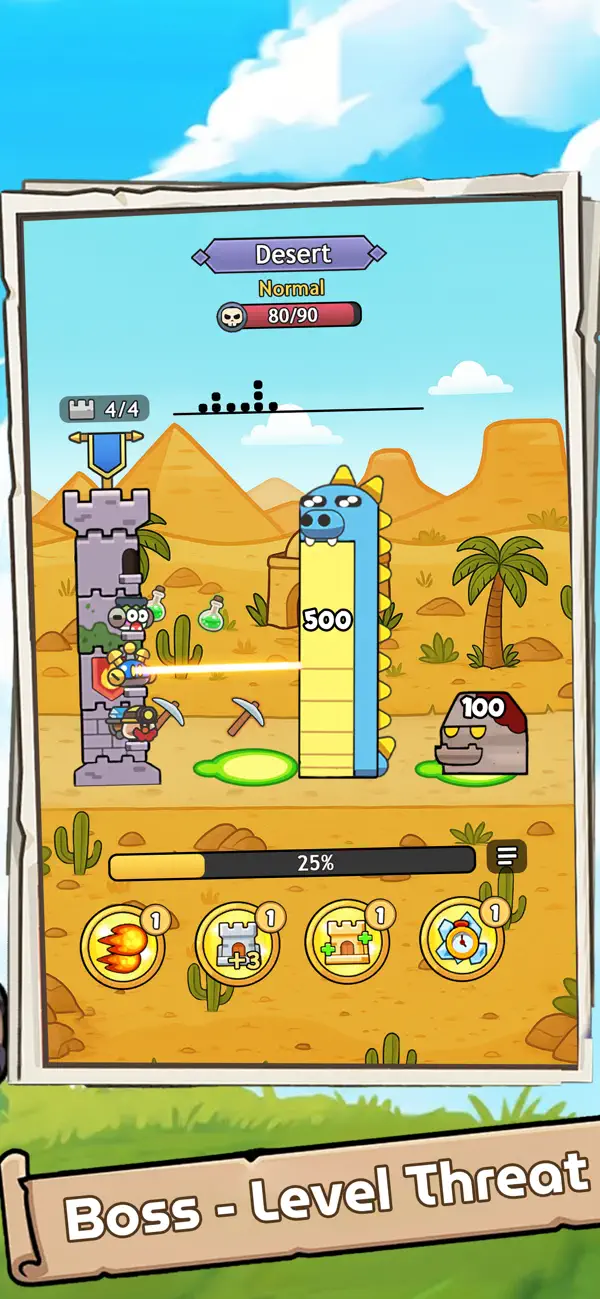 Block Quest: Defense Hack screenshot 7 - game app interface