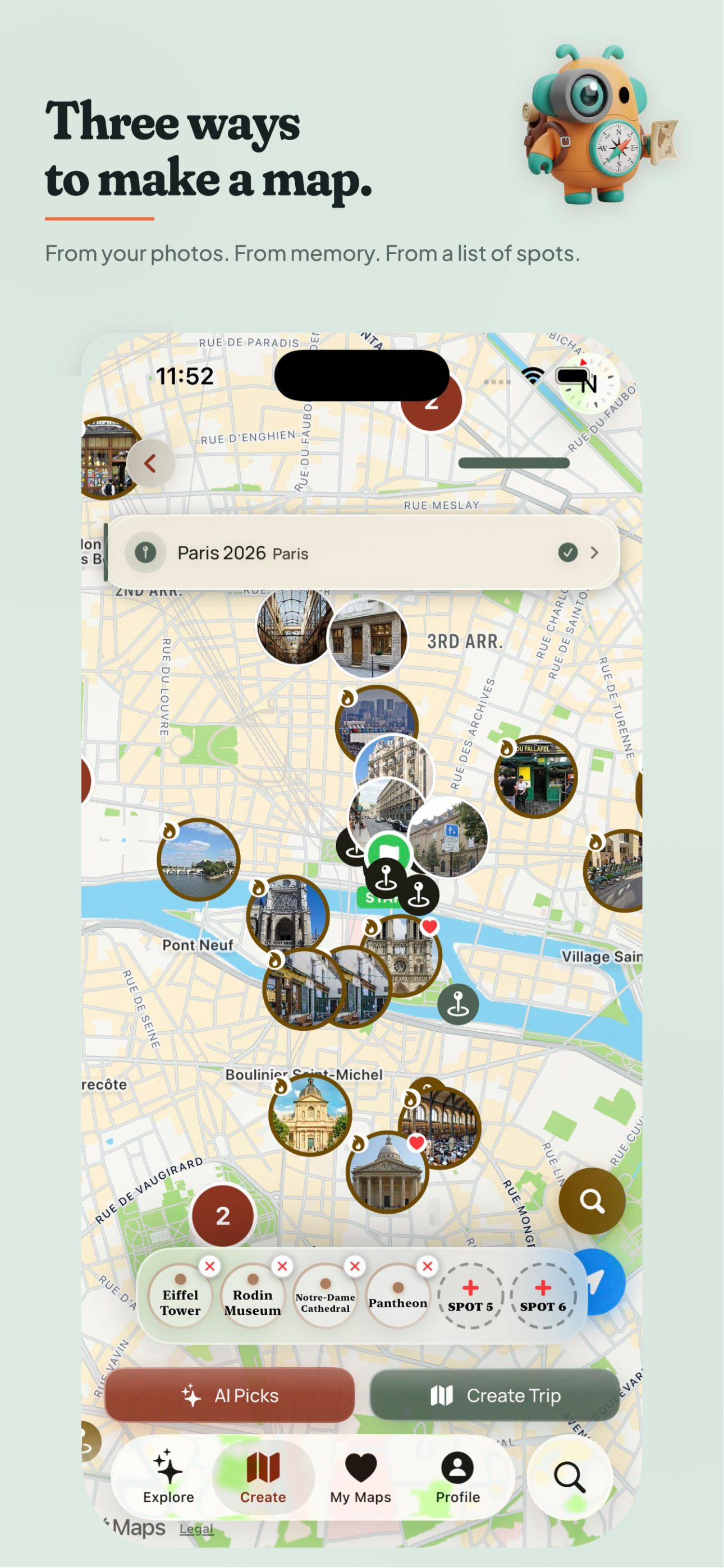 PixoMap: Travel Create Inspire screenshot 6