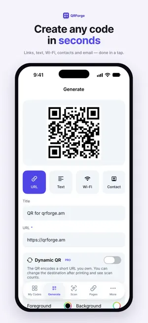 QRForge.am screenshot 2