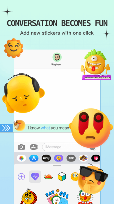 Happy Stickers - AI Emoji Screenshot