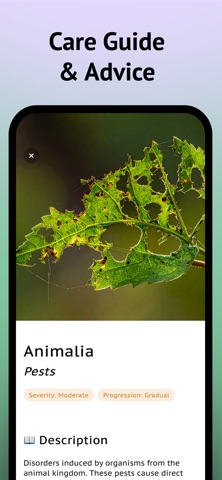 Diagnose Plant Problems App iPhone screenshot