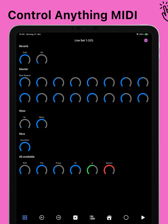 7III Tap Live MIDI Controller