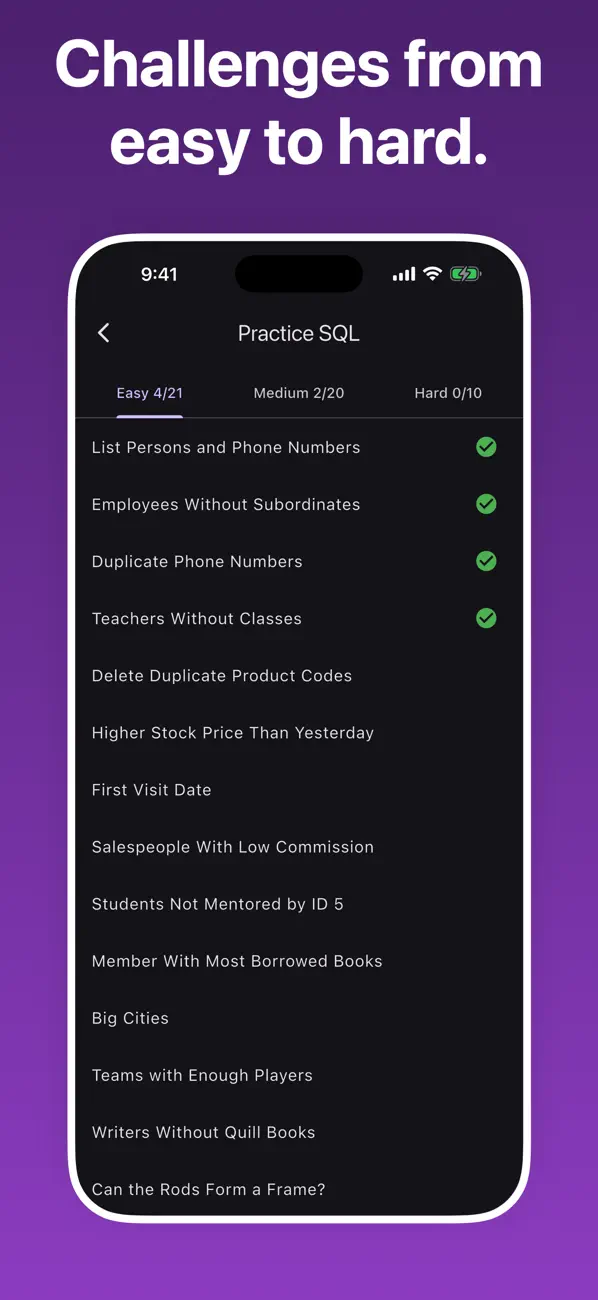 #4. SQL Practice: Learn Database (iOS) De: Marton Greber
