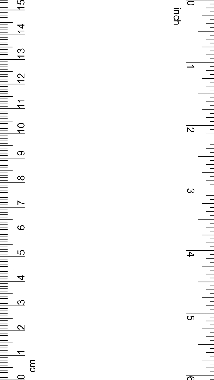 Simple Ruler inch-cm
