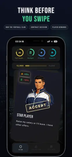 Скриншот Управление клубом на iPhone 3