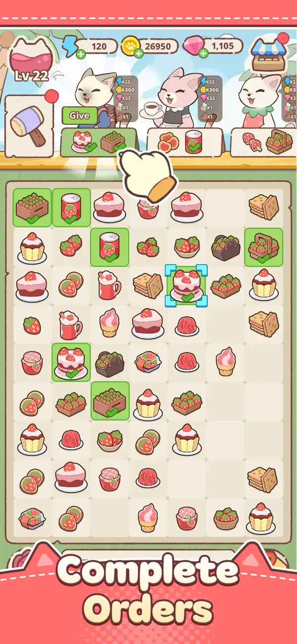 #4. Merge Cat Town (iOS) By: MOBIRIX