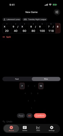 TenthFrame: Bowling Scores Screenshot 5 of 5