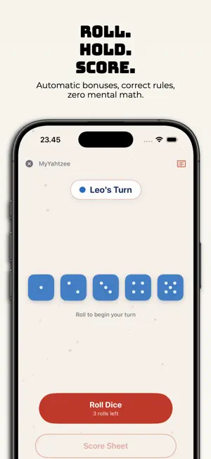 MyYahtzee: Dice & Tracker screenshot 4