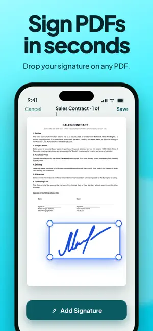 Sign PDF Documents & Forms screenshot 1
