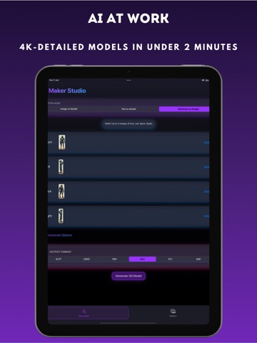 3D Maker Studio iPad screenshot