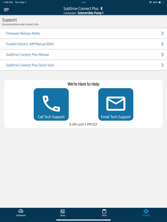 FE Connect iPad screenshot 5 - Utilities app