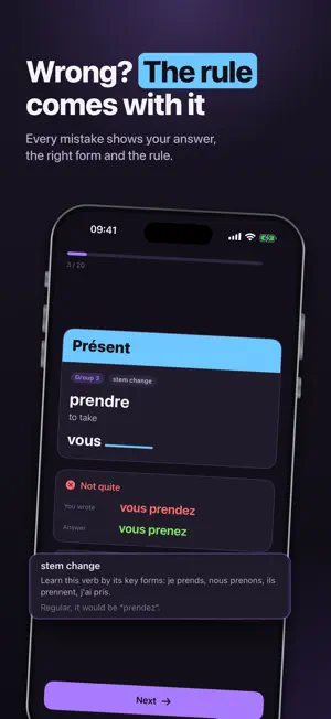 Conjugaid: French Verbs screenshot 2