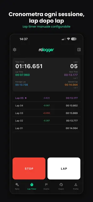 RCLogger screenshot 1