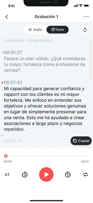 Grabadora de Voz: Grabar Audio screenshot 1 of 6