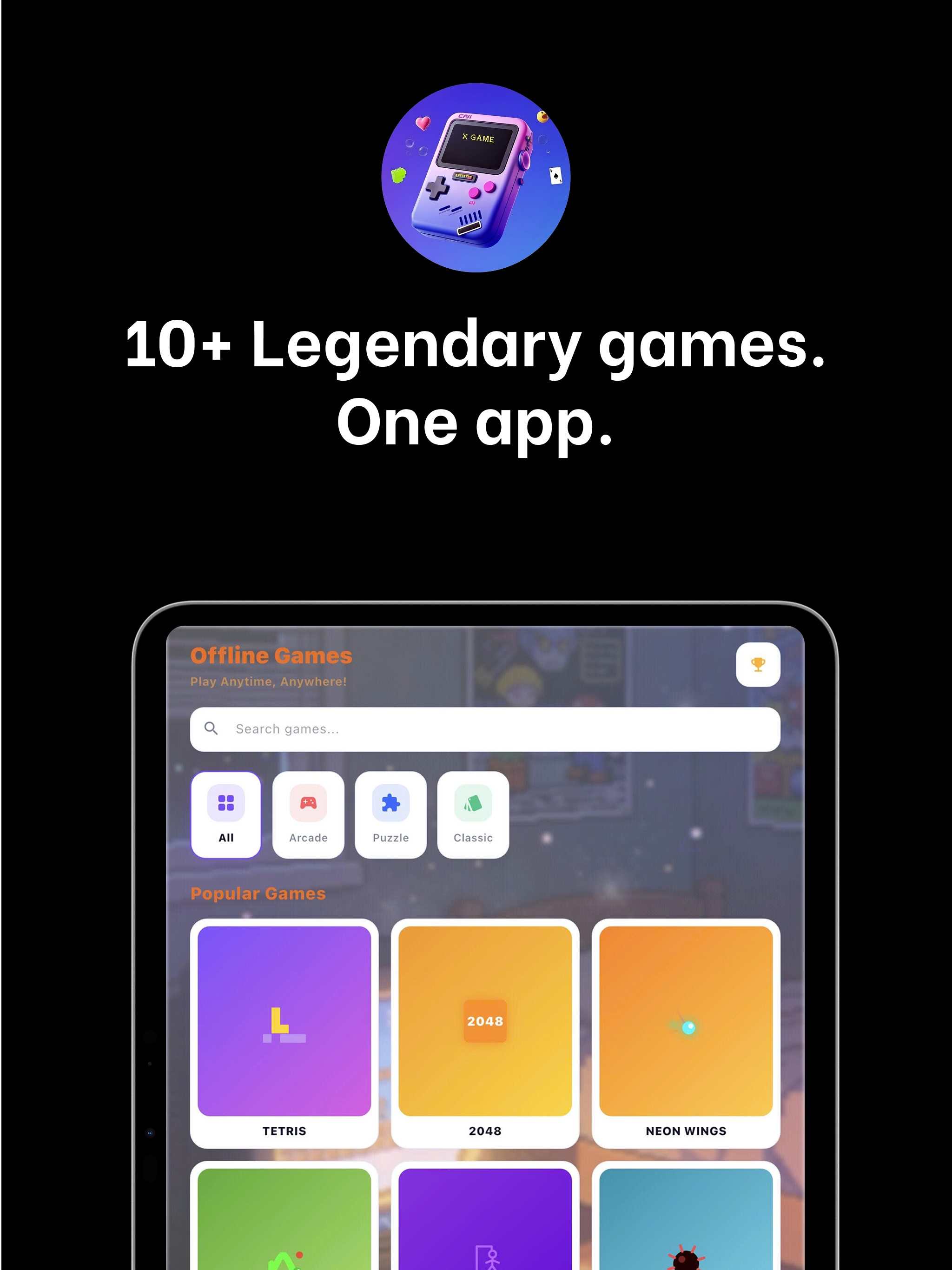 GameBox: Offline Games Hub screenshot 7