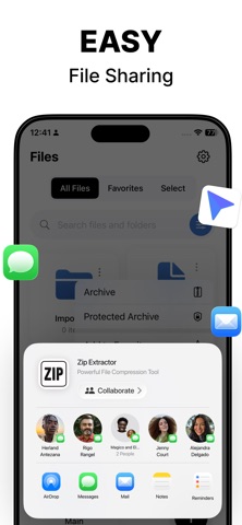 Zip,7z,RAR Extractor - Unzip iPhone screenshot