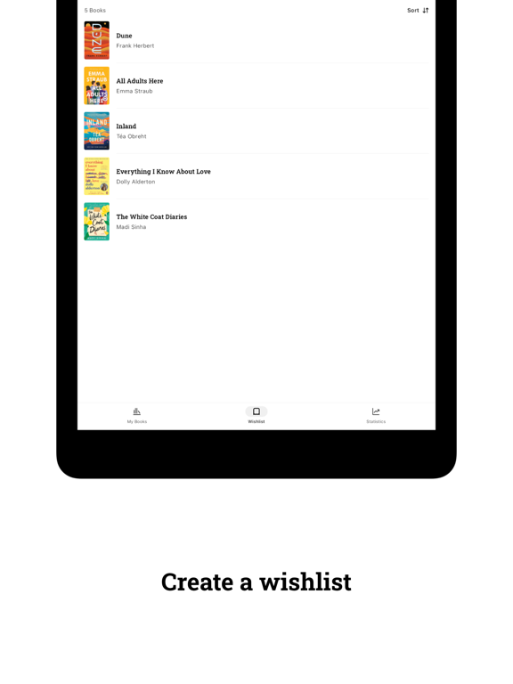 reread: My books iPad screenshot 4 - Book app