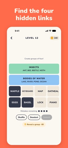 Four Links: Word Puzzle screenshot 1